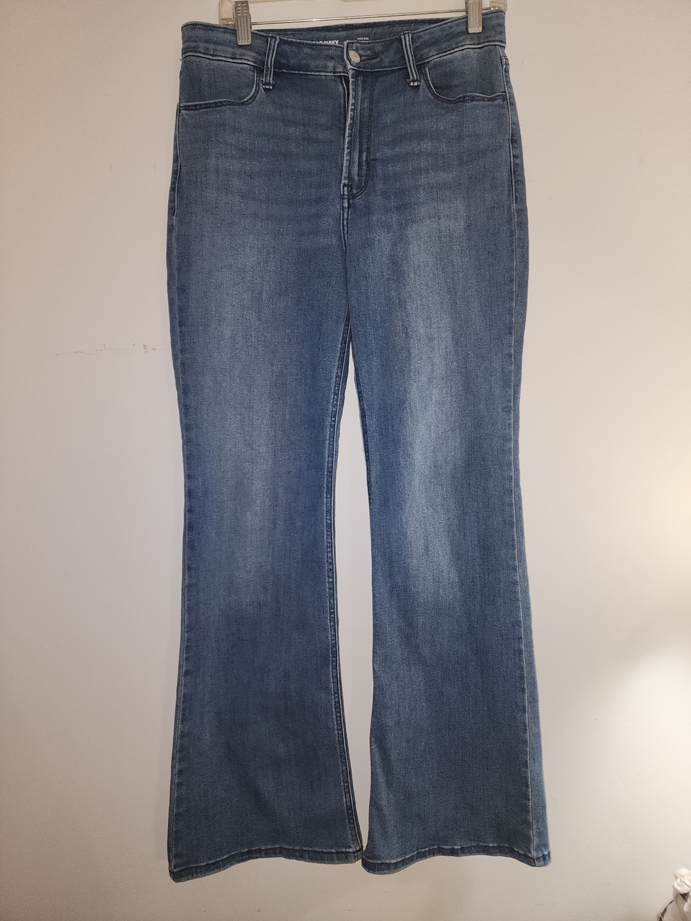 Old Navy Medium Blue Denim Flare Jeans Size 8